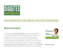 Tablet Screenshot of diabetessinproblemas.com